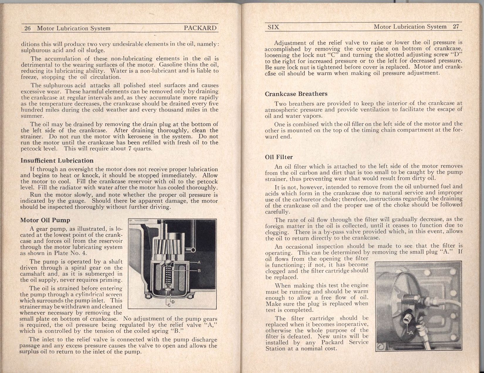 1927 Packard Six Owners Manual Page 35